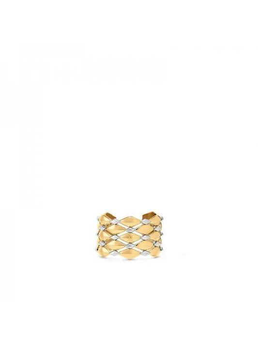 LV Malletage Bracelet Gold - LOUIS VUITTON - BALAAN 1