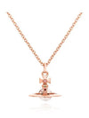 New Tiny ORB Pendant Necklace Rose Gold - VIVIENNE WESTWOOD - BALAAN 1