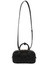 Arcadie Matelasse Nappa Leather Tote Bag Black - MIU MIU - BALAAN 7