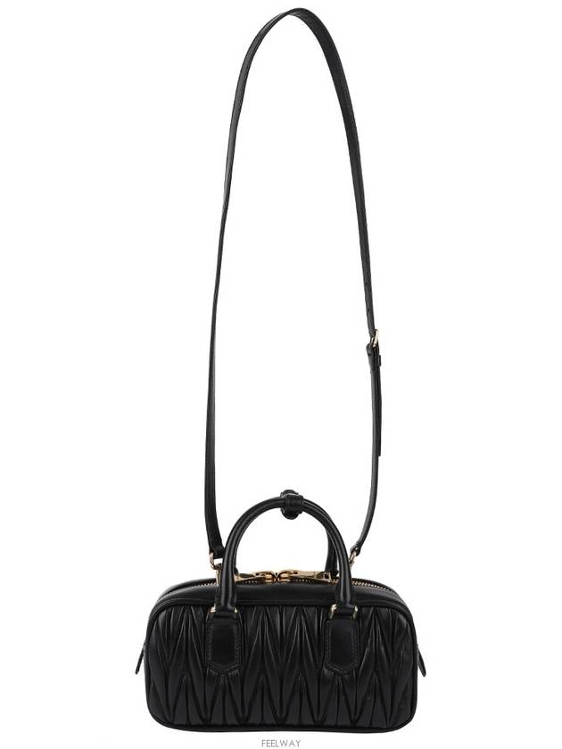 Arcadie Matelasse Nappa Leather Tote Bag Black - MIU MIU - BALAAN 7