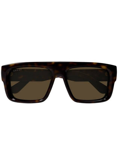 engraved logo rectangular frame sunglasses GG1461S - GUCCI - BALAAN 2