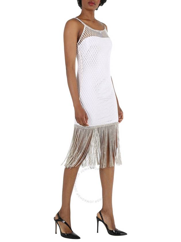 Burberry Ladies White Osanna Fishnet Dress, Brand Size 6 (US Size 4) - BURBERRY - BALAAN 2