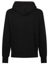 Box Logo Print Cotton Hoodie Black - MSGM - BALAAN 4