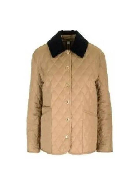 Quilted Jacket Brown - BURBERRY - BALAAN 2