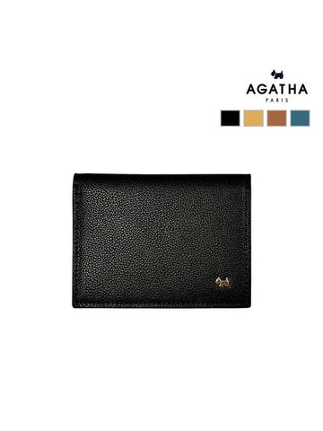 Mini Scotty leather halfwallet AGTB136 001 - AGATHA APPAREL - BALAAN 1