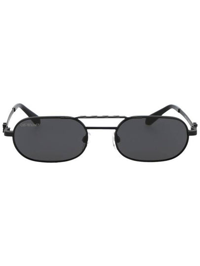 Sunglasses OERI072S23MET001 1007 1007 BLACK DARK GRAY - OFF WHITE - BALAAN 2