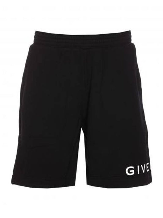 Logo Print Pocket Shorts Black - GIVENCHY - BALAAN 1