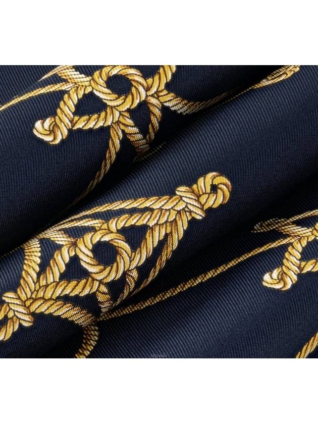 LV Cordage Square 90 Scarf Navy - LOUIS VUITTON - BALAAN 5