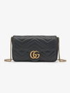 GG Marmont Chain Mini Bag Black - GUCCI - BALAAN 2