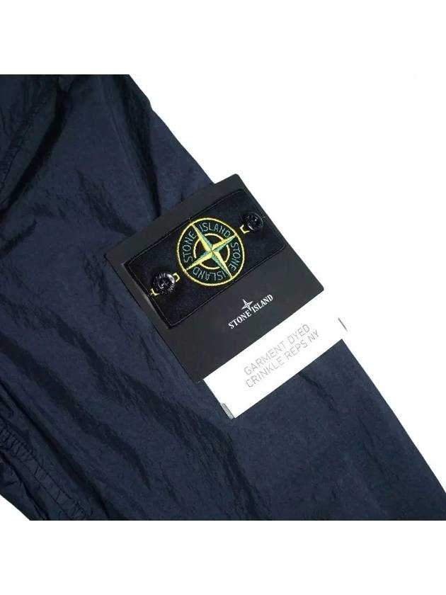 Crinkle Reps Wappen Bomber Jacket Navy - STONE ISLAND - BALAAN 5