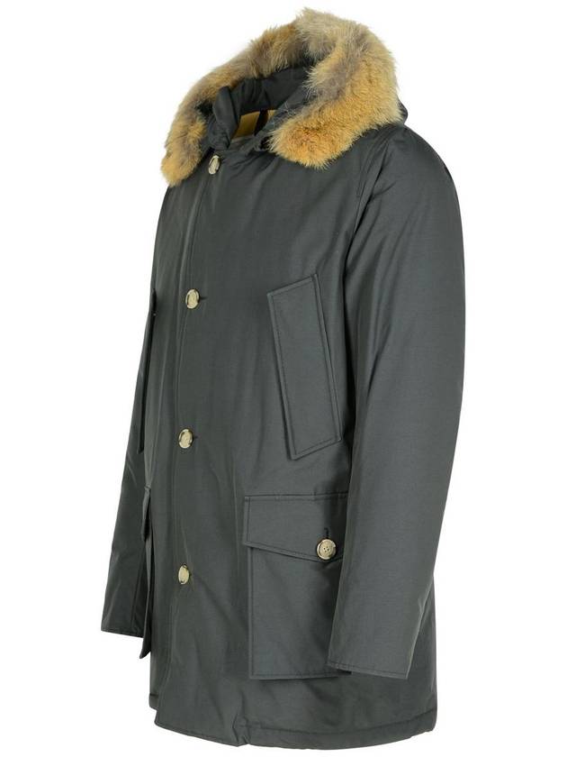 Woolrich 'Artic' Grey Cotton Blend Parka - WOOLRICH - BALAAN 2