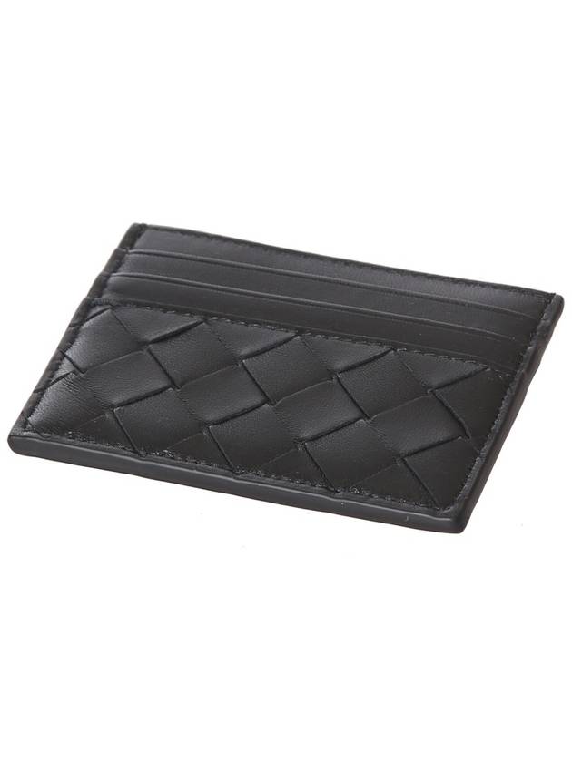 Intrecciato Card Wallet Black - BOTTEGA VENETA - BALAAN 5