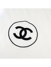 CC Logo Cashmere Silk Scarf Ivory - CHANEL - BALAAN 3