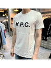 Men's VPC Logo Short Sleeve T-Shirt White - A.P.C. - BALAAN 4