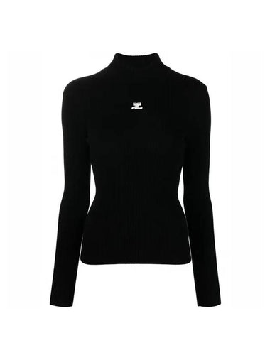 Reedition Turtle Neck Black - COURREGES - BALAAN 1