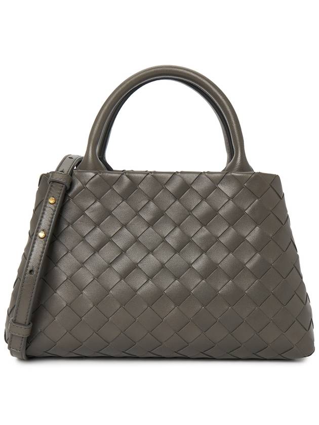 Intrecciato New Roma Tote Bag Grey - BOTTEGA VENETA - BALAAN 2