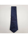 Men s tie silk CC logo navy AAA053 - CHANEL - BALAAN 4