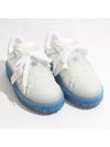 ID Rubber Calfskin Low Top Sneakers White Blue - DIOR - BALAAN 3