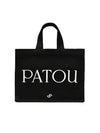 Logo Small Tote Bag Black - PATOU - BALAAN 1