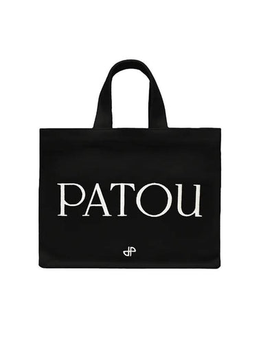 Logo Small Tote Bag Black - PATOU - BALAAN 1