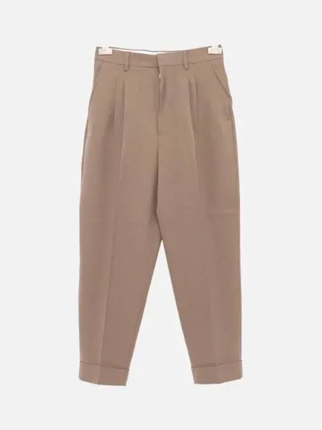 Wool Slacks Brown - AMI - BALAAN 2