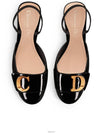 C'est Patent Calfskin Slingback Pumps Black - DIOR - BALAAN 3