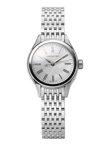 Women's American Classic Valiant Metal Watch Silver - HAMILTON - BALAAN 1