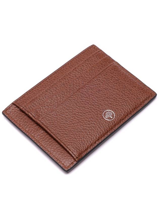 Small Classic Grained Leather Card Wallet Oak - MULBERRY - BALAAN 6