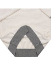 Wool 4 Bar Pullover Knit Top Beige - THOM BROWNE - BALAAN 11