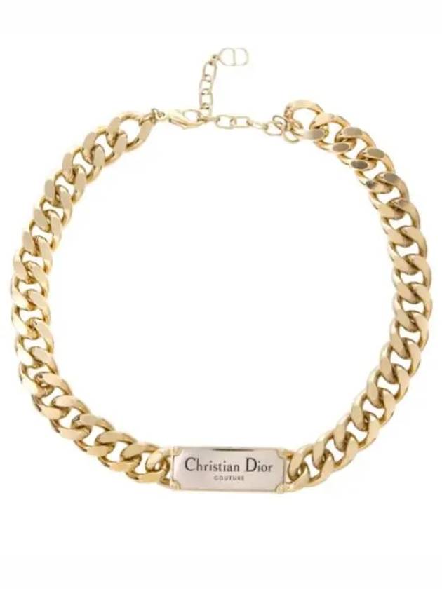 chain link necklace - DIOR - BALAAN 1