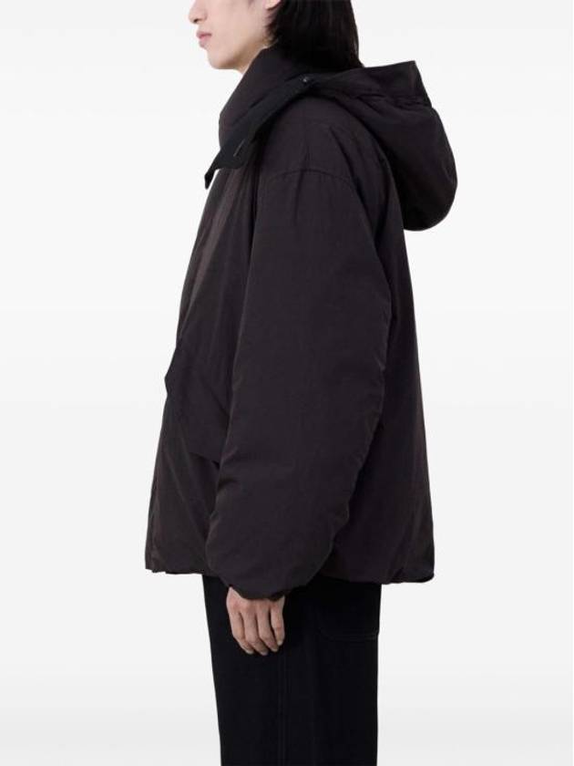 Hooded Puffer Padding Espresso - LEMAIRE - BALAAN 3