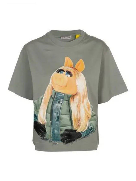 Muppets Printing Short Sleeve T-Shirt Green - MONCLER - BALAAN 2