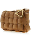 Cassette Intrecciato Padded Small Cross Bag Camel - BOTTEGA VENETA - BALAAN 3