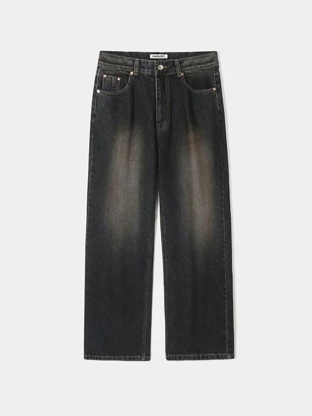 DPT 005 Damaged washed denim pants Vintage black - INDUST - BALAAN 9