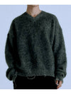 DESTROYED MOHAIR KNIT GRAY - INTERSECTION - BALAAN 1