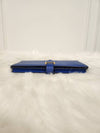 Women s Bean Long Wallet Blue U Engraving Condition A - HERMES - BALAAN 7