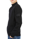 Ghost Piece Cashmere Knit Top Black - STONE ISLAND - BALAAN 6