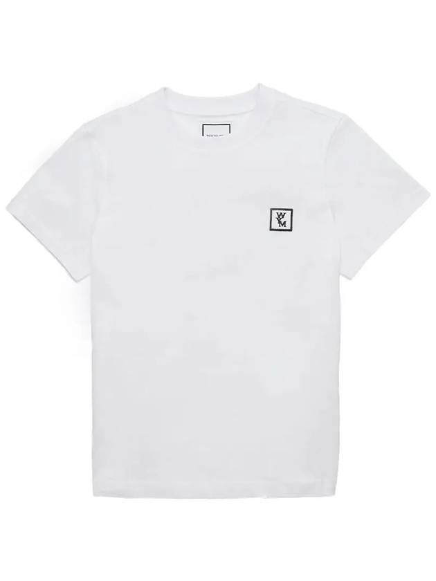 Logo Cotton Short Sleeve T-Shirt White - WOOYOUNGMI - BALAAN 3
