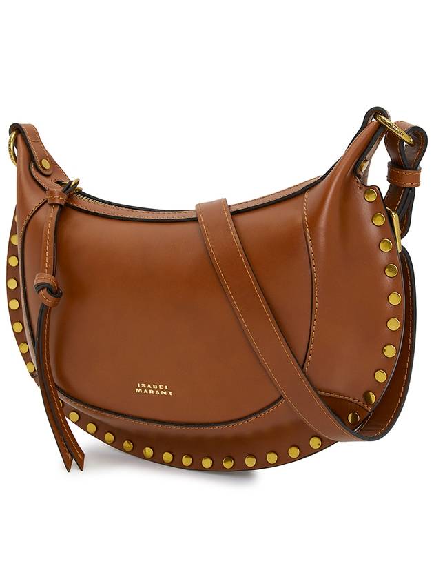 Moon Leather Shoulder Bag Cognac - ISABEL MARANT - BALAAN 3