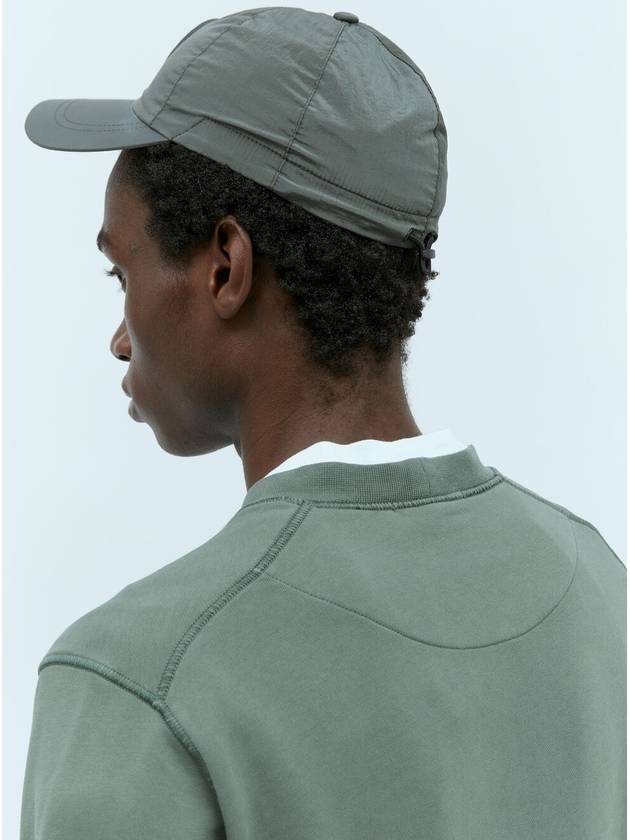 Logo Patch Ball Cap Khaki - STONE ISLAND - BALAAN 3