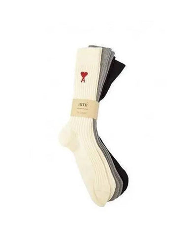 Cotton socks multi BFUSC606 379 - AMI - BALAAN 1