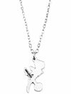 Rose Key Necklace Silver - UNALLOYED - BALAAN 3