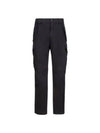 Stretch Sateen Cargo Straight Pants Black - CP COMPANY - BALAAN 3