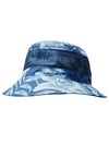 Men's Denver Print Bucket Hat Hibiscus Blue - J.LINDEBERG - BALAAN 3