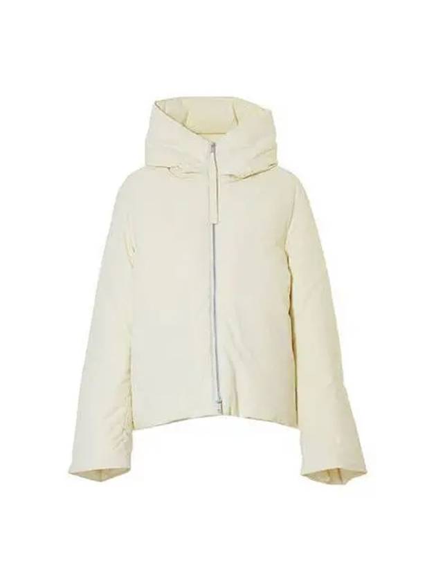 Jacket women oversized down padded ivory - JIL SANDER - BALAAN 1