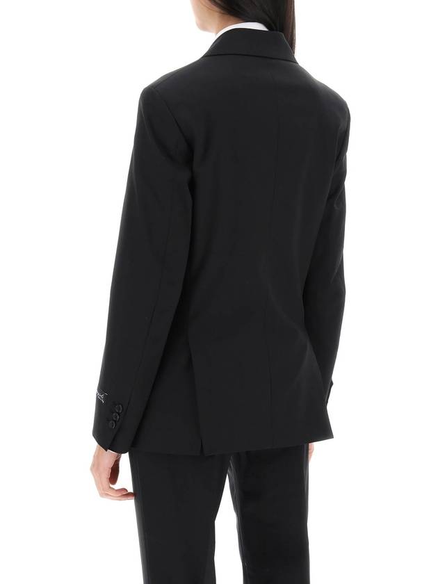 slim fit double-breasted blazer - HOMMEGIRLS - BALAAN 3