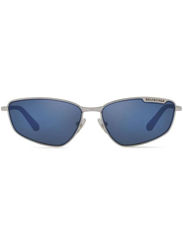 Eyewear Engraved Logo Rectangular Frame Sunglasses - BALENCIAGA - BALAAN 1