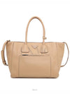 BN2795 Vitello Phoenix Dino Beige Shoulder Bag 3 WAY - PRADA - BALAAN 1