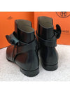 Neo Leather Ankle Walker Boots Black - HERMES - BALAAN 6