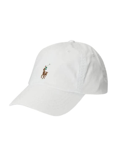 Pony Logo Classic Sport Ball Cap White - POLO RALPH LAUREN - BALAAN 1